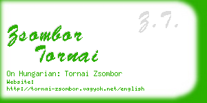 zsombor tornai business card